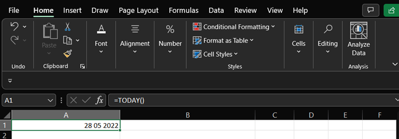 Basic Formulas in Excel