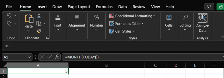 Basic Formulas in Excel