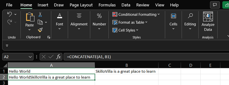 Basic Formulas in Excel